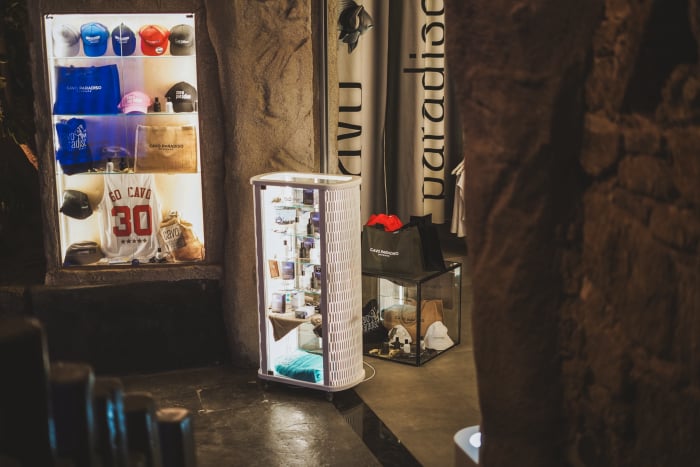 Cavo Paradiso's entrance